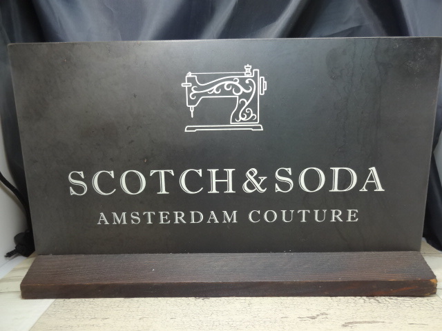 scotch&soda　スコッチアンドソーダ 店舗用 販促品　非売品　看板　