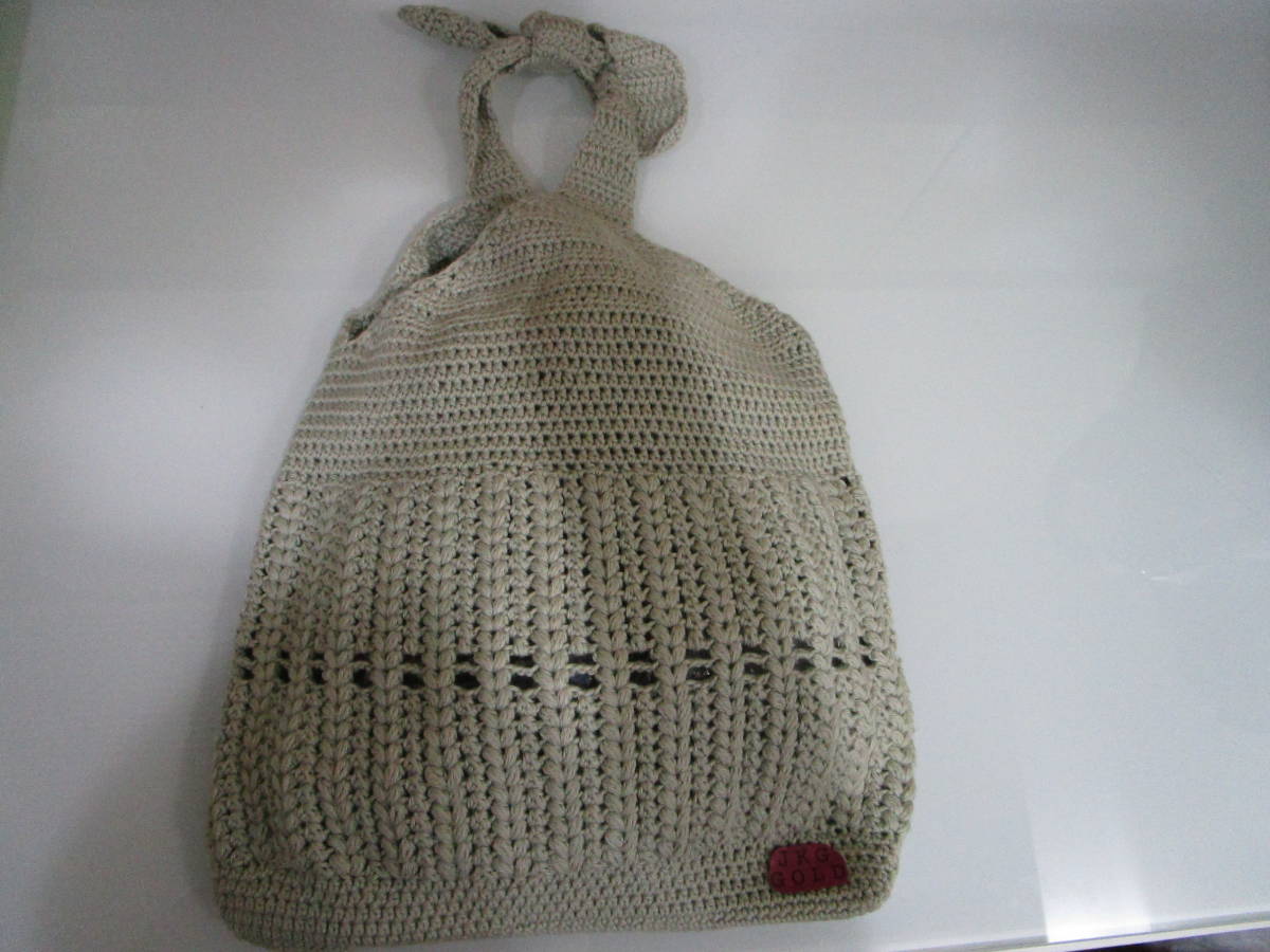 ハンドメイド バッグ 手作り 手提げバッグ 手編み かばん 通院バッグ 春