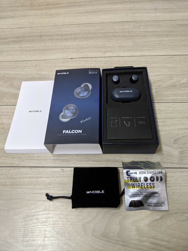 ノーブル ファルコン /Noble audio FALCON 　黒/BLACK ワイヤレスイヤホン