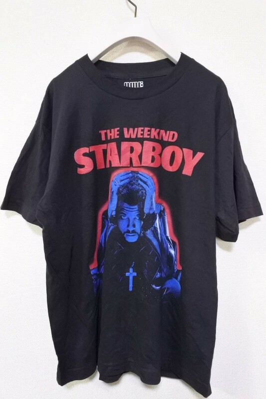 THE WEEKND STARBOY 2017 WORLD TOUR Tee size S USA製 ウィークエンド ツアー Tシャツ RAP TEE