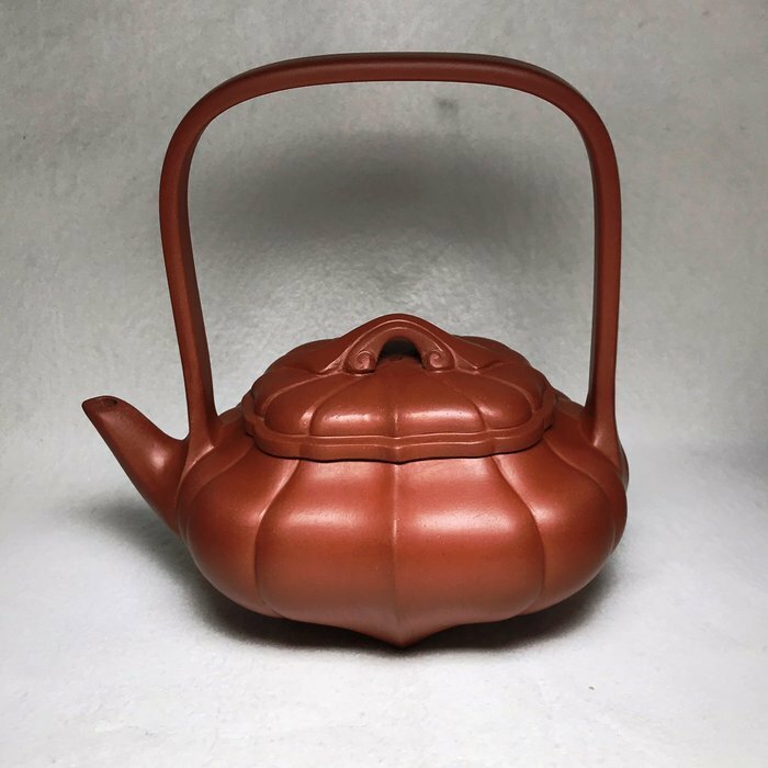 宜興窯 紫砂茶壺 在銘 煎茶道具 施小馬 