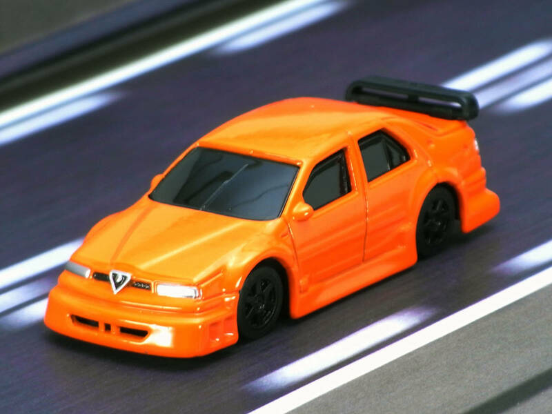 1/72ジョージア歴代名車 アルファロメオ 155V6 TI DTM 橙 非売品