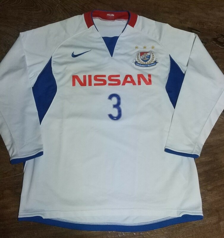 値下交渉 2009年 横浜Fマリノス ユース 選手支給品 長袖 NIKE MADE IN JAPAN 検) YOKOHAMA MARINOS YOUTH L/S MATCH ISSUE SHIRT 松田 Y2K 