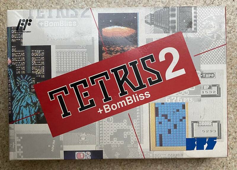 【新品未使用】FC テトリス2 + ボンブリス TETRIS 2 Bombliss BPS CHUNSOFT チュンソフト ファミコン