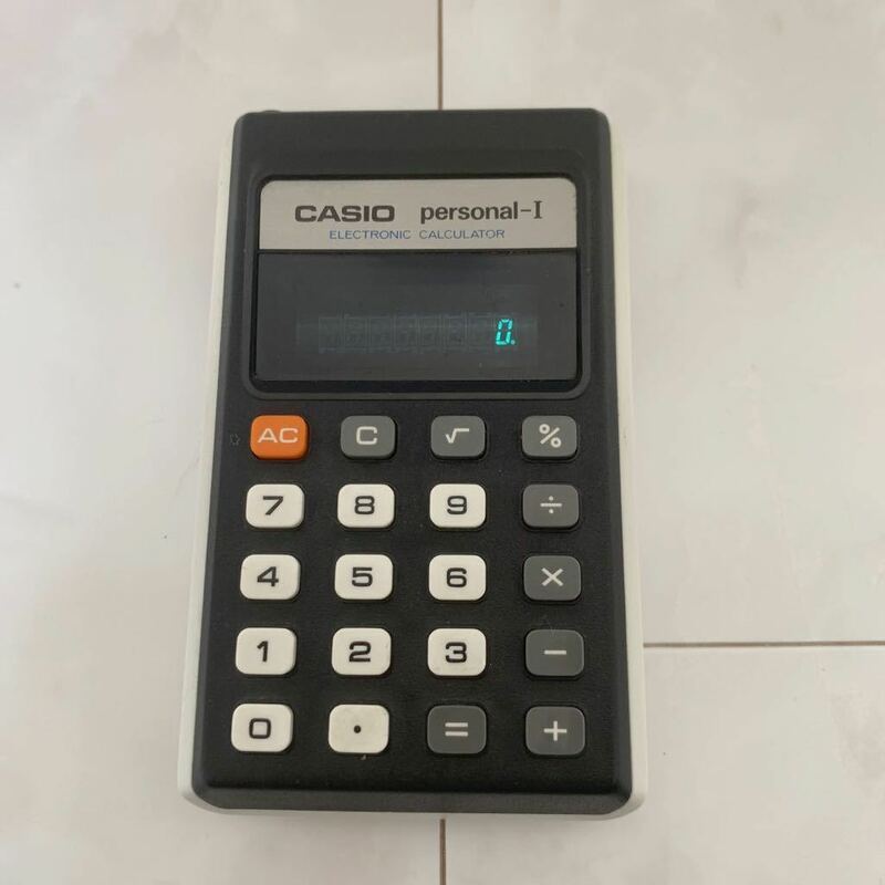 CASIO 電卓 計算機 electronic calculator casio personal-Ⅰ