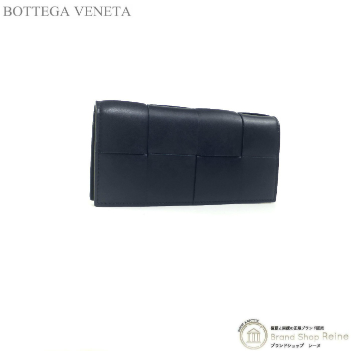 ボッテガ ヴェネタ （BOTTEGA VENETA） スリム ロングウォレット 二つ折り 長財布 札入れ 679844 スペース メンズ（新品）