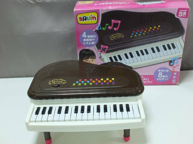 幼児玩具　トイザらス　キッズグランドピアノ　電子キーボード　稼働品　電池式　3歳以上　楽器玩具　おもちゃ