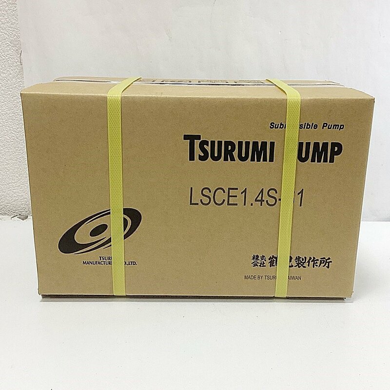 HO1 未使用品 鶴見製作所 ツルミ 水中ポンプ LSCE1.4S-61 100V 60Hz 25mm TSURUMI PUMP （1）