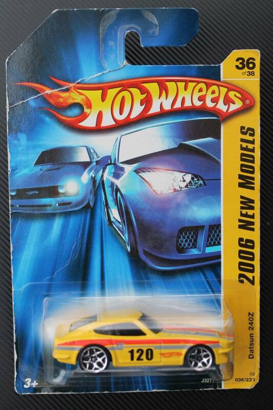 ホットウィール DATSUN 240Z 2006年 イエロー120 新品 未開封 1:64 HOTWHEELS ダットサン フェアレディZ HWJ3277