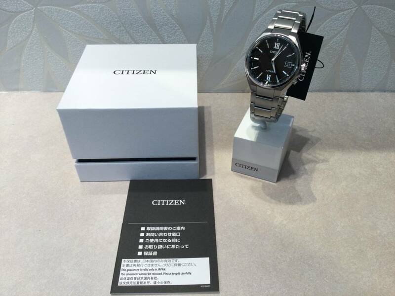 【新品】CITIZEN シチズン アテッサ CB1120-50G メンズ ソーラー電波 腕時計 ブラック☆未使用