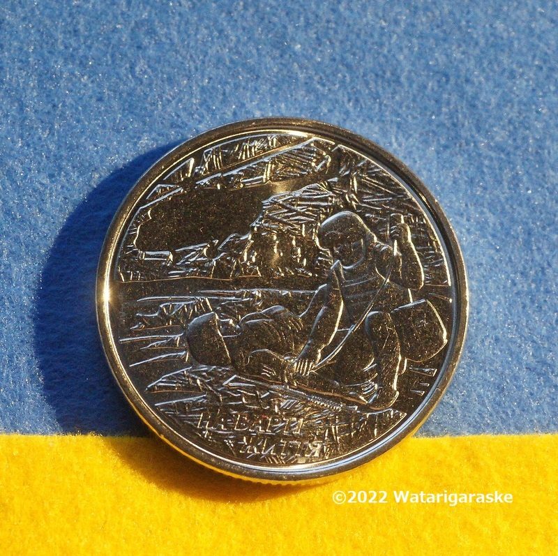 ★戦場での救護活動を称える記念硬貨x1枚★2019年10フリヴナ（未使用）