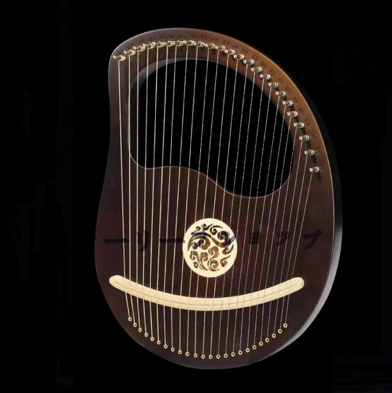 【ケーリーフショップ】ハープ ハープ 楽器 ライアー楽器 竪琴 24トーン リャキン 木製ハープ