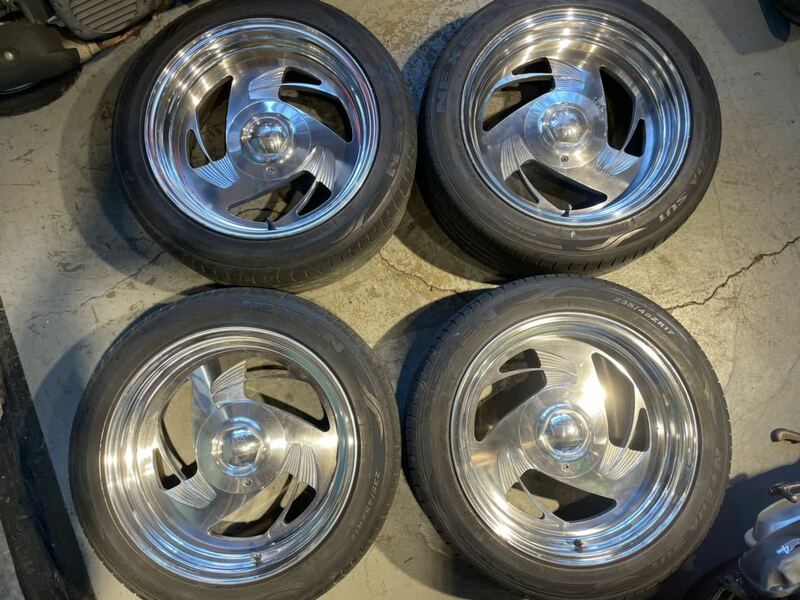 Billet Specialties ビレットスペシャリティーズ　17インチ　235/45ZR17 アメ車　シボレー　pcd127 usdm 4本セット　ビレット　ボイド