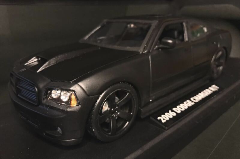 送料無料☆ 1/18 映画 ワイルドスピード ドミニク仕様風モディファイ CUSTOM・ダッジ チャージャー Charger Fast & Furious