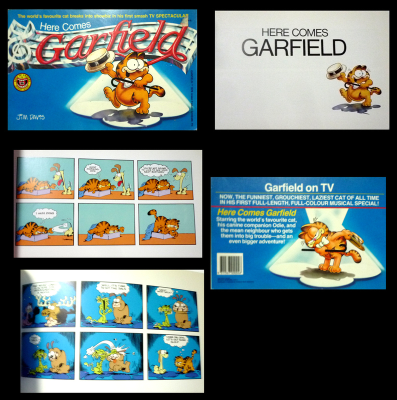  ●洋書　漫画　Garfield on TV　猫のガーフィールド