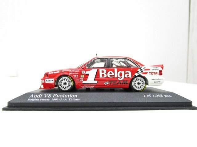 [即日発送] ※訳あり※ MINI CHAMPS 1/43 ミニチャンプス Audi アウディ v8 evolution 1993 プロカー 1 belgian procar 371