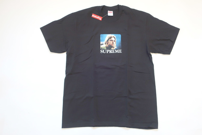 (M)Supreme Kurt Cobain TeeシュプリームカートコバーンフォトTシャツ黒