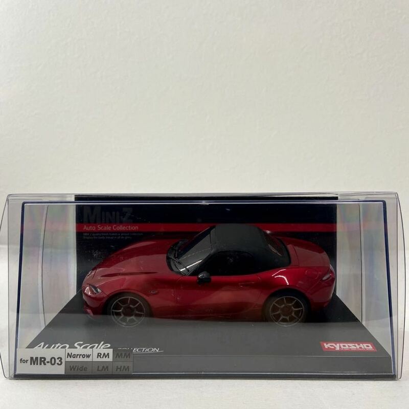 京商 MINI-Z MAZDA Roadster ソウルレッド ミニッツ レーサー マツダ ロードスター ND ASCオートスケールコレクション RCボディ ミニカー