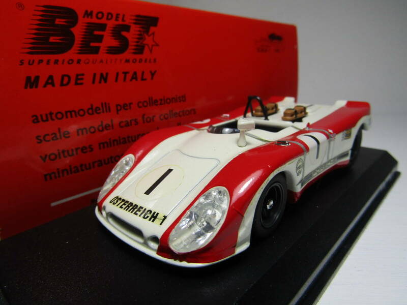 Porsche 1/43 ポルシェ 908 /2 1970 ヴィンテージ タルガ フローリオ #1 Boxer BEST MODEL Made in Italy イタリア製 911 930 928