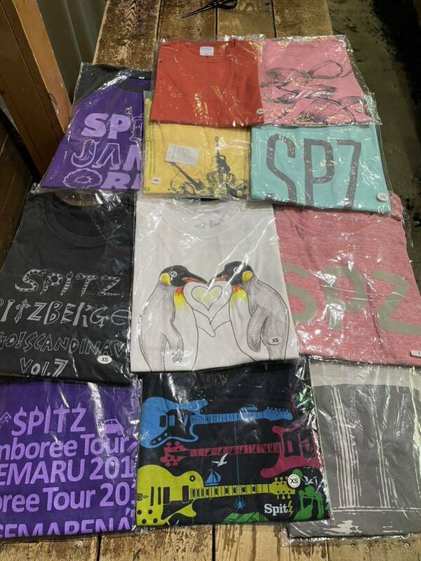 101 スピッツ Spitz ツアー Tシャツ バンドTシャツ　TOUR 新品 未開封 11枚セット　20230329
