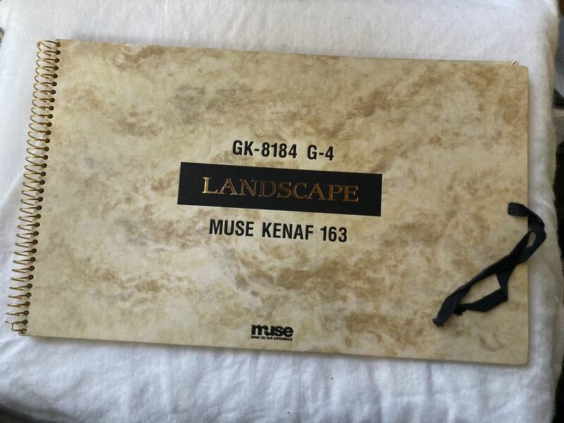 ◆　MUSE　【LANDSCAPE】GK-8184 G-4　KENAF 163 スケッチブック　◆