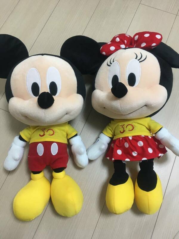 東京ディズニーリゾート　ぬいぐるみ　非売品　ミッキー　ミニー　ぬいぐるみ　2体セット　ディズニーランド