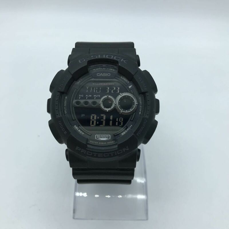 CASIO カシオ G-SHOCK Gショック メンズ　腕時計 GD-100 デジタル 動作品