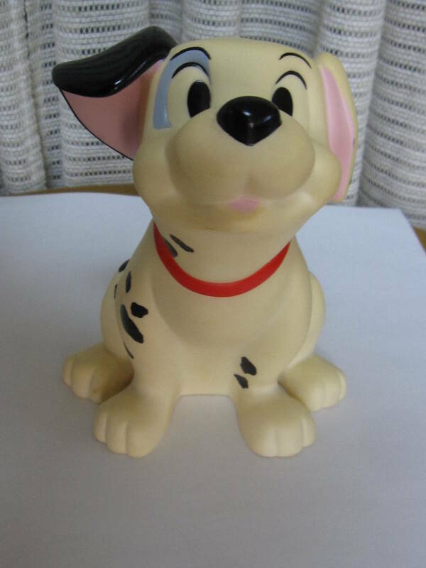 101匹わんちゃん 貯金箱 1999年 犬 フィギュア 未使用 ディズニー レトロ 当時物 美品 非売品 コレクション 雑貨 アンティーク 可愛 Disney