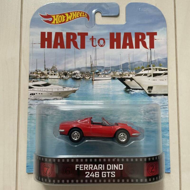 ★レトロエンターテイメント★ Ferrari Dino 246 GTS Hart to Hart フェラーリ ディーノ ホットウィール ミニカー