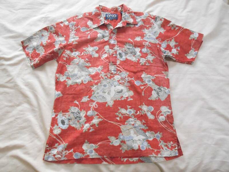 The Ono Shirt Liberty House 和柄プルオーバーハワイアンアロハシャツM 