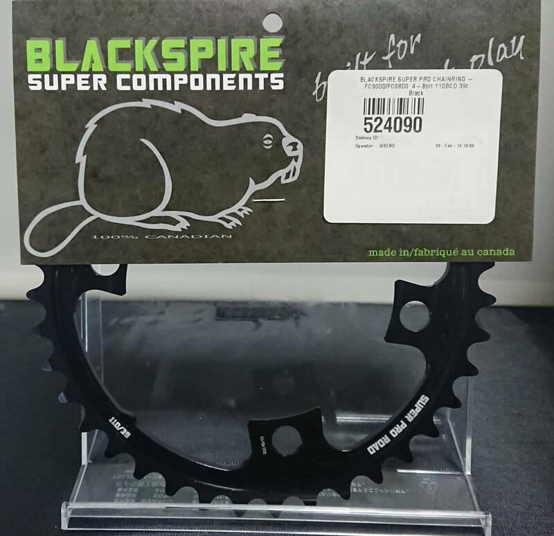 【新品】Black Spire Super Pro Chainring 39t 110BCD 4Bolt