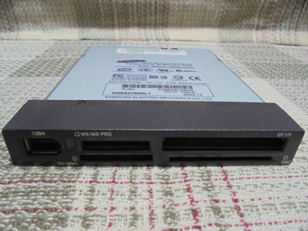 SAMSUNG　FMD8410NDL1（フラッシュ メモリー　カードリーダー／IEEE1394付）内蔵用　薄型