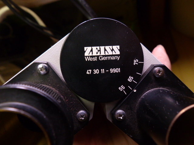 ZEISS 45° 双眼装置 2インチ改 10×LEITZレンズ付(20㎜相当)