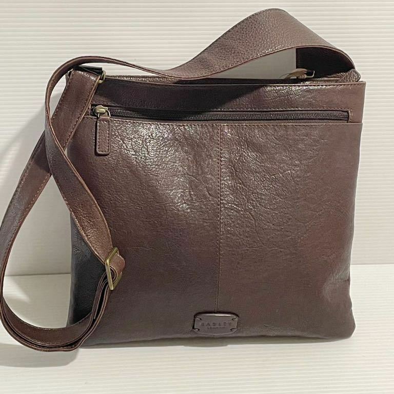 K149■ 極美品 RADLEY ラドリー メンズショルダーバッグ 本革 ブラウン系 メンズショルダーバッグ