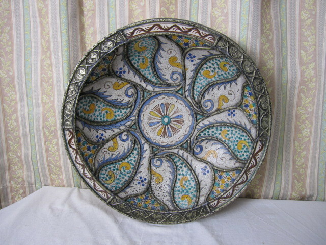ベルギー製飾り大皿
