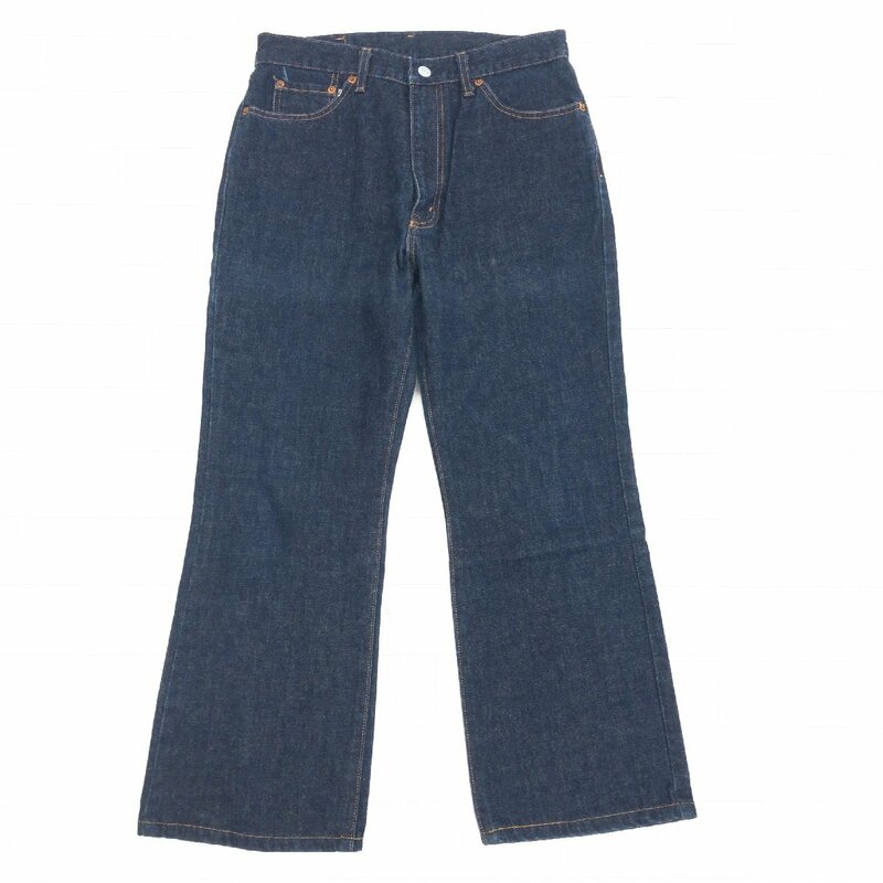 ●BOBSON ボブソン 530 シューカット デニム パンツ 31 w76 濃紺 インディゴ アメカジ 日本製 国内正規品 メンズ 紳士