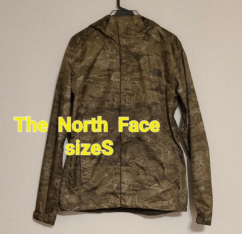 THE NORTH FACEザ・ノース・フェイスVENTURE 2 JACKETメンズナイロンジャケットcollar カモフラ柄系sizeS