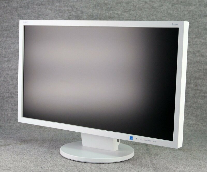 M◆NEC(日本電気)/21.5型ワイド液晶ディスプレイ/LCD-L220W/白色LEDバックライト/ブルーライト低減/フリッカーフリー/VGA,DVI(1