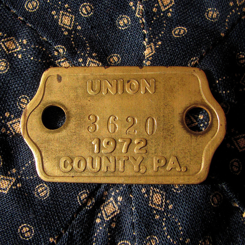 【ドッグタグ】デッドストック 1972年 Union County Pennsylvania USA アメリカ製 昭和47年 古着 アメリカンアンティーク アクセサリー ３