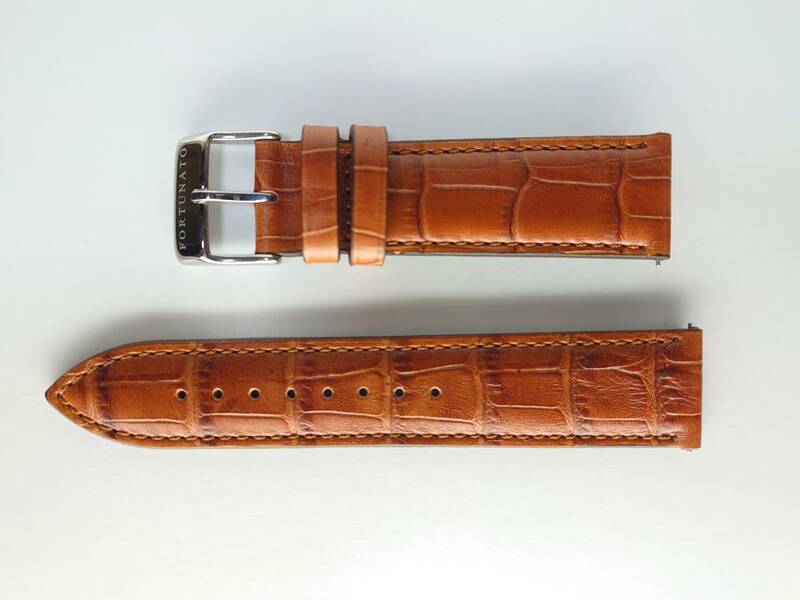 腕時計 ベルト イタリアンレザー 革製 FORTUNATO 腕時計用ベルト 時計用バンド