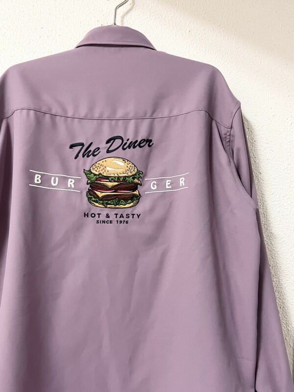 BACK NUMBER THE Diner バーガー 刺繍 シャツ 