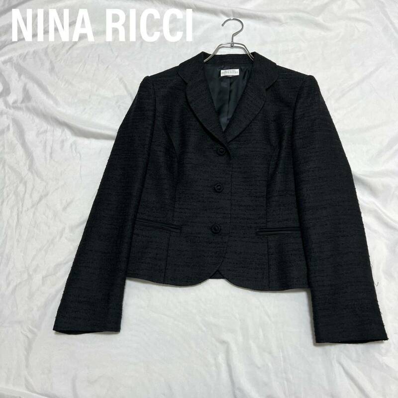 NINA RICCI ニナリッチ　 テーラードジャケット　 ジャケット　トップス アウター　羽織 サマーツイード ツイードジャケット　レディース