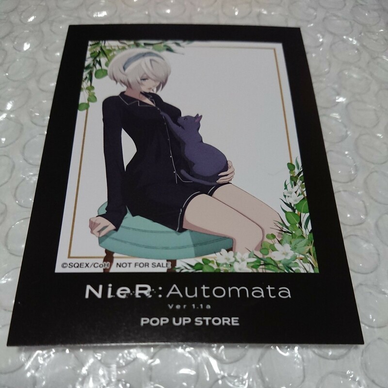 ニーアオートマタ 2B ロフト ポップアップストア 非売品 特典 カード 美品