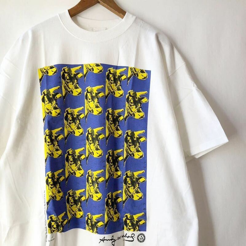 デッドストック! 96年 Andy Warhol (COW) Tシャツ XL ビンテージ 90s 90年代 アンディウォーホル 牛 オリジナル ヴィンテージ ポップアート