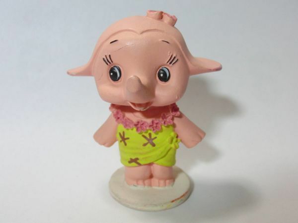 当時物 珍品 サトコちゃん CLUB (アロハver) 陶器製 フィギュア 人形 非売品 薬局 サトちゃん