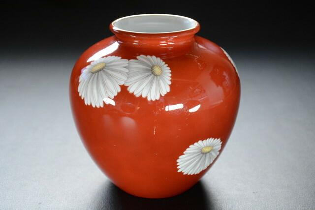 古い花瓶 Noritake NIPPON TOKI KAISHA 菊 検索用語→B日本陶器會社日陶ノリタケ