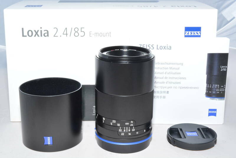 【特上品】ZEISS 単焦点レンズ Loxia 2.4/85 Eマウント 85mm F2.4 フルサイズ対応　＃5337