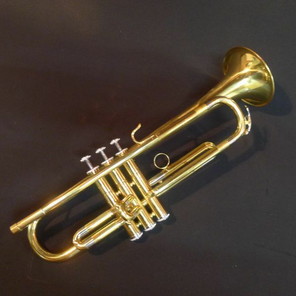 c318 Trumpet トランペット B♭管 ACME 金管楽器 吹奏楽 Jazz Classic Size:約 幅46cm×高さ15.5cm×奥行12㎝ 専用ケース付き/140