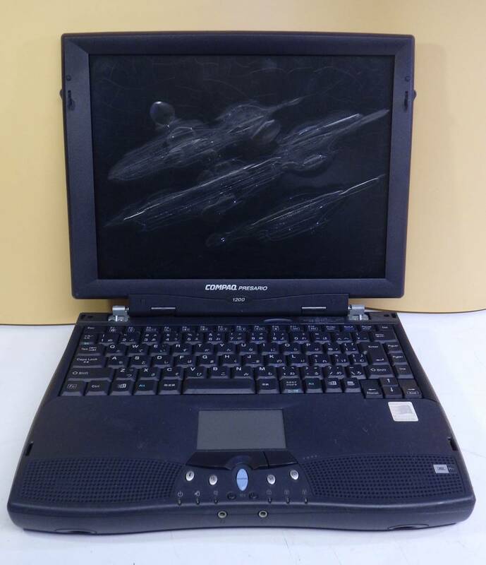 COMPAQ PRESARIO 1200 12XL123 1456VQLIN ノートパソコン 通電確認のみ #2979W23