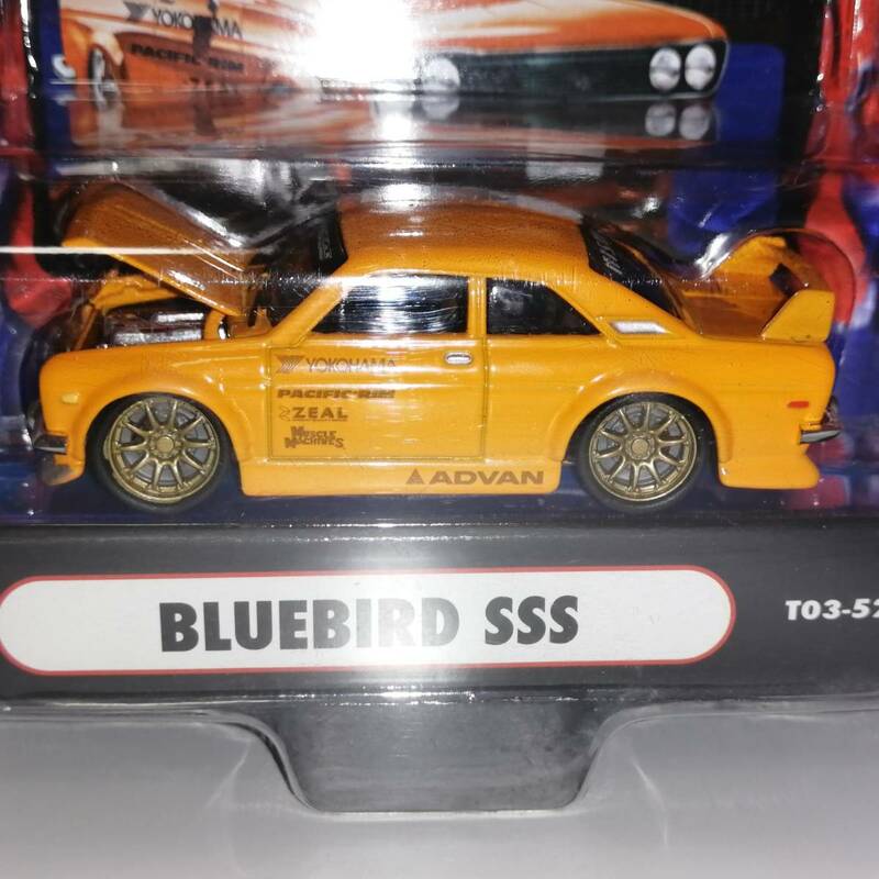 muscle machines 1/64 BLUEBIRD SSS ブルーバード スリーエス 検 トミカ エブロ ミニチャンプス ミニカー